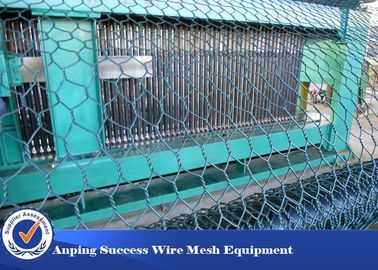 China 80x100 resistente Mesh Machine For Gabion Box hexagonal/caja de piedra proveedor