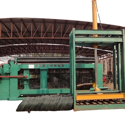 China Máquina de red hexagonal verde de 2 m con potencia de corte hidráulica de 2,2 kW proveedor