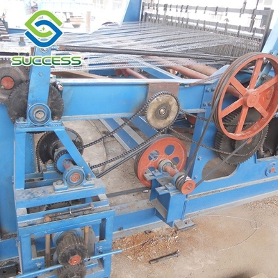 China Máquina de malla de alambre de hierro galvanizado para tejido de doble encrucijado proveedor