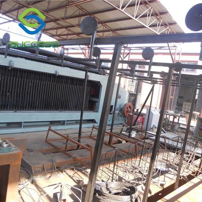 China Máquina de tejido de malla de gabión PLC de 4300 mm automática industrial de trabajo pesado proveedor