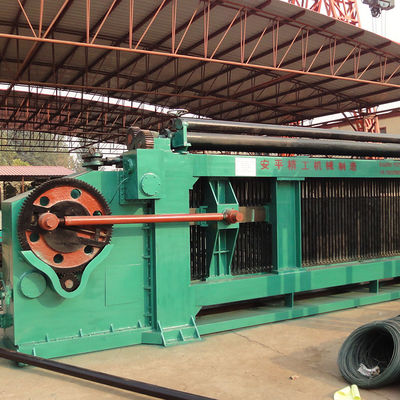 China Powerful Heavy Duty Gabion Mesh Machine with 160-225M/H Production Speed and PVC Coated Wire Coating proveedor